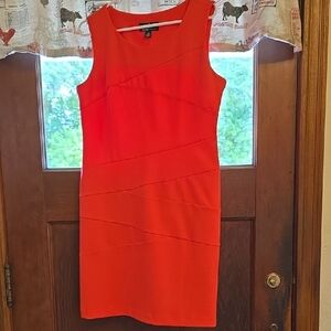 Ronni Nicole Vibrant Orange Mini Dress